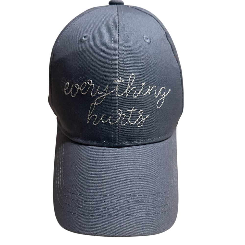 Ever Ellis "Everything Hurts" Embroidered Baseball Cap Hat One-Size Adjustable